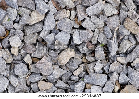 Large group of granite stones