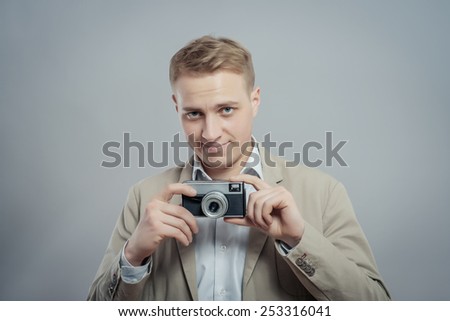 Photographer making a shot