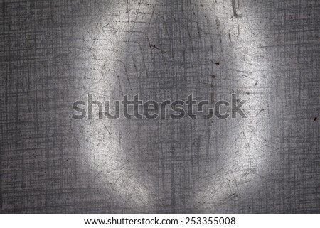flash reflection on a wooden surface