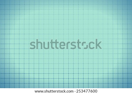 School notebook grid background texture - light blue