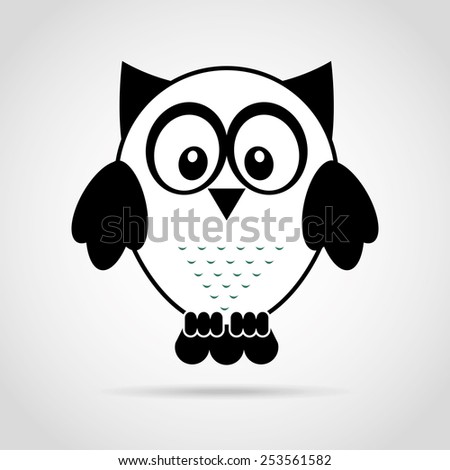 owl bird design, vector illustration eps10 graphic 