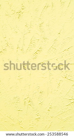 Yellow vintage wall texture  for background