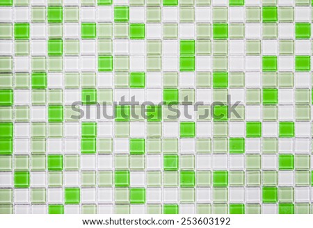 abstract green tile background