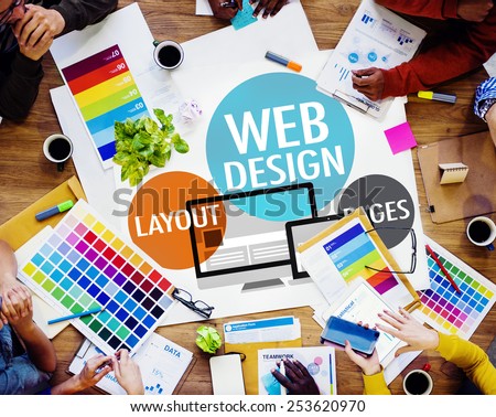Web Design Content Creative Website Responsive Concept Royalty-Free Stock Photo #253620970