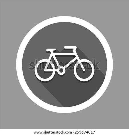 bicycle icon great for any use. Vector EPS10.
