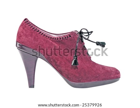 brown shoe high heel