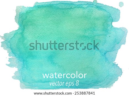 Abstract watercolor hand paint texture, isolated on white background, watercolor textured backdrop, watercolor drop, traced, vector eps 8
