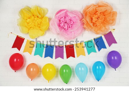 Beautiful decoration for birthday party