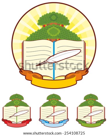 Book Tree Emblem