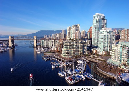 Scenic Vancouver Harbour