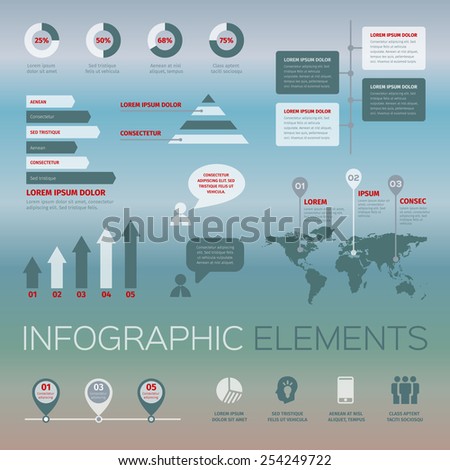 Flat design style infographic vector illustration concept.