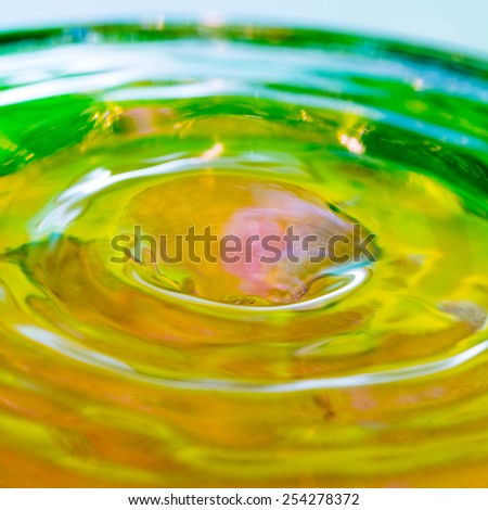Water and colors - texture and background 