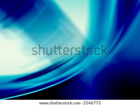 blue abstract composition