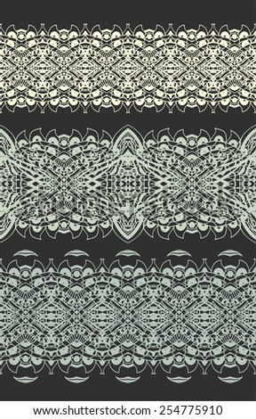 Seamless decorative oriental vector pattern