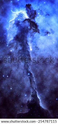 Icy Nebula - Elements of this Image Furnished by NASA