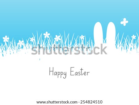Easter background with place for text
