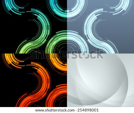 Set vector modern abstract backgrounds design can be use for Business Brochure, Flyer, Website Banners, Corporate Report, Presentation, Advertising templates