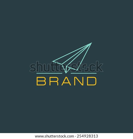 Retro Vintage Insignias or Logotype. Vector design elements, abstract, geometric business, signs, logos, identity, labels, badges and objects.