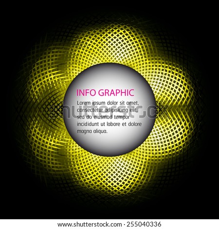 Dark yellow Light Abstract Technology background for computer graphic website internet. text box. Brochure. card.