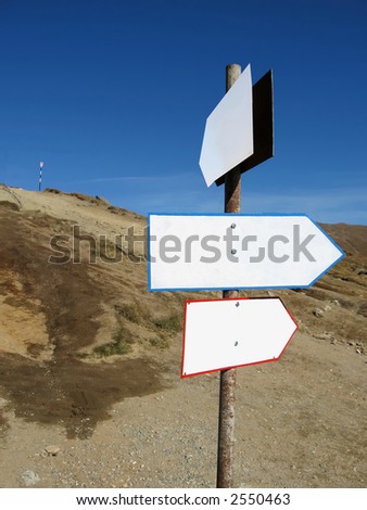 direction signs