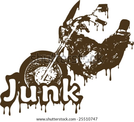 Dribbling Motorcycle Artwork