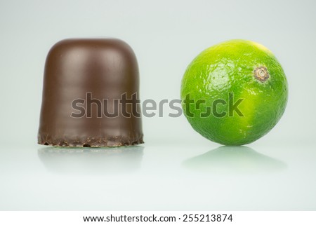 Chocolate Marshmallow and a Lime