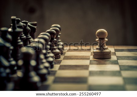 chess game Royalty-Free Stock Photo #255260497