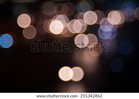 Blurred lights background