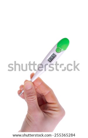 Thermometer/Digital thermometer with Celsius and blank LED
