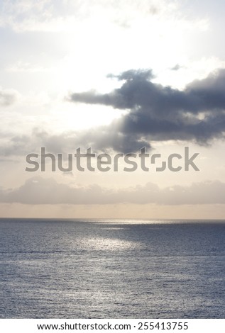 mediterranean sea before the storm