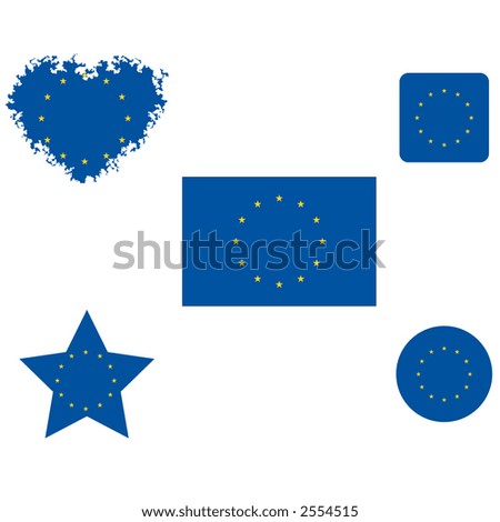 Europe Union Flag.Check my portfolio for much more of this series of similar and other great vector items.