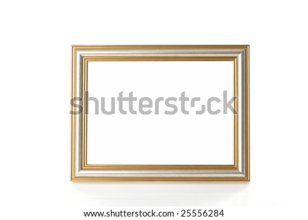 frame on white background