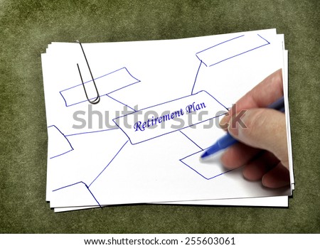 White paper cards with paperclip for business or school on green background