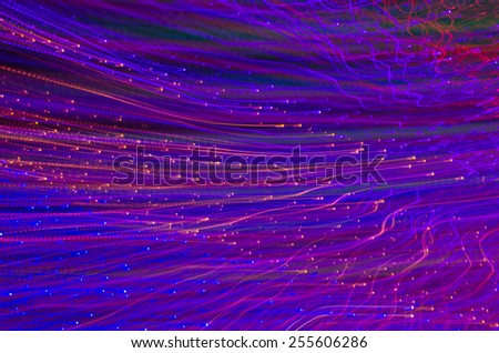 Colorful abstract background, using motion blur from tunnel light