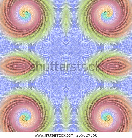 Repeating abstract artistic colorful pattern