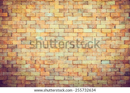 Brick wall background textures - vintage effect