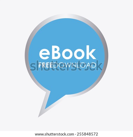 ebook icon design, vector illustration eps10 graphic 