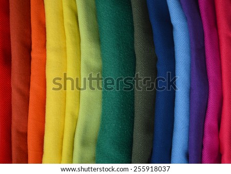 colors fabric Royalty-Free Stock Photo #255918037