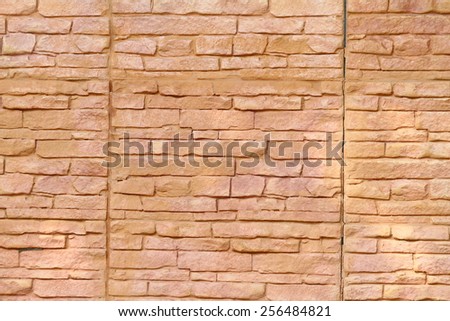 Ancient brick wall for pattern background