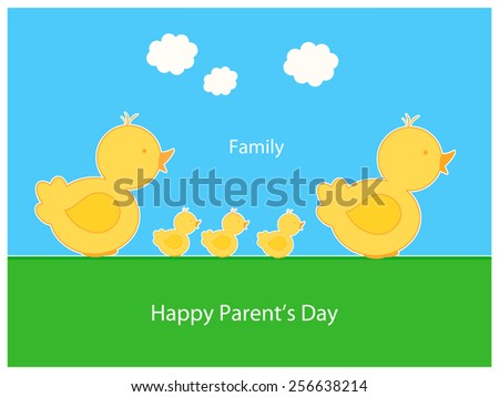 Ducks - Family - Happy Parent's Day
