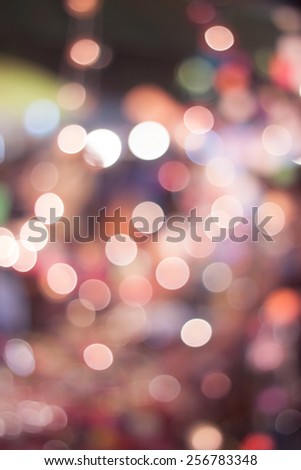 lighting Bokeh Background Taken picture with the Market