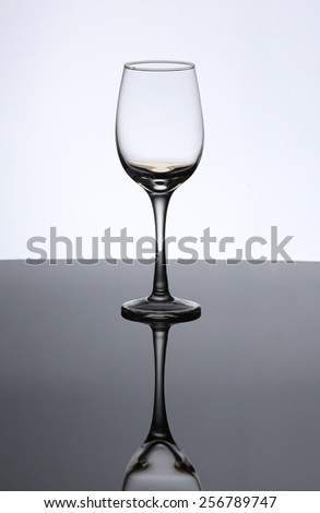 Simple Wine Glass Royalty-Free Stock Photo #256789747
