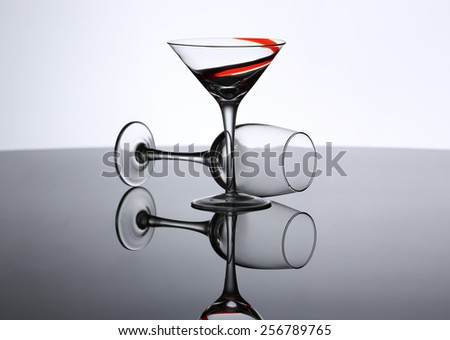 Portrait of Wine Glass Royalty-Free Stock Photo #256789765