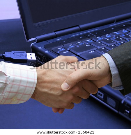 Shakehand connection