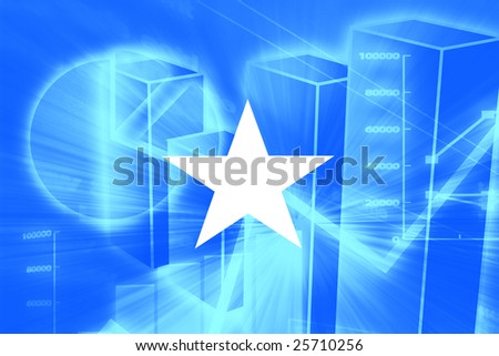 Flag of Somalia, national country symbol illustration