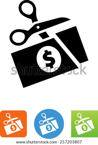Price cutting icon
