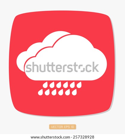 cloud rain weather icon