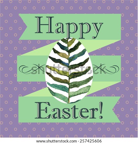 Happy Easter card with hand drawn elements. vector Eps10 illustration. shabby style.