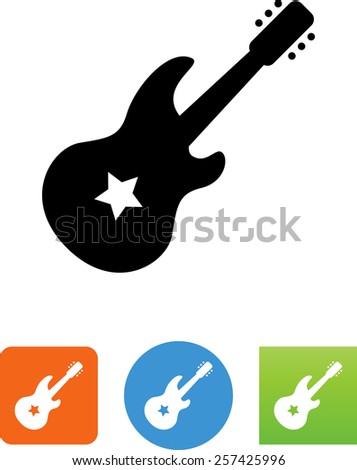 Guitar / Rock star icon