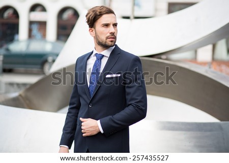 Smart casual outfit. Vintage Royalty-Free Stock Photo #257435527